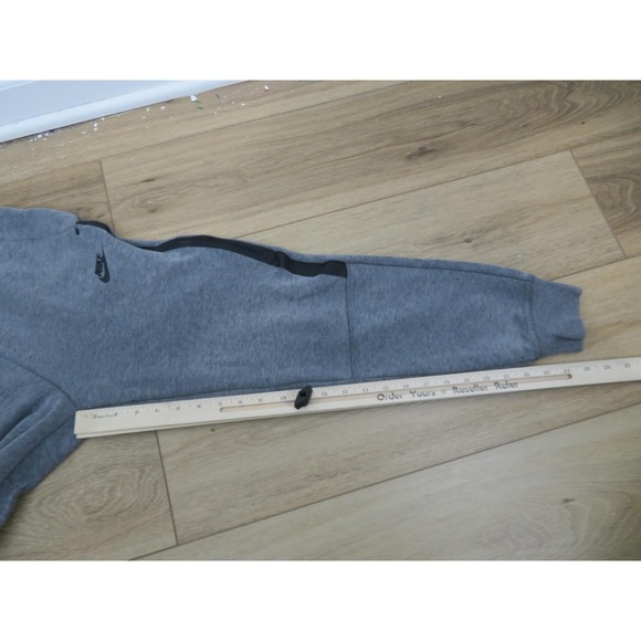 Nike Tech Fleece Gray Jogger Sweatpants Mens XS Athletic Zip Pocket 683800-092 - Picture 13 of 14